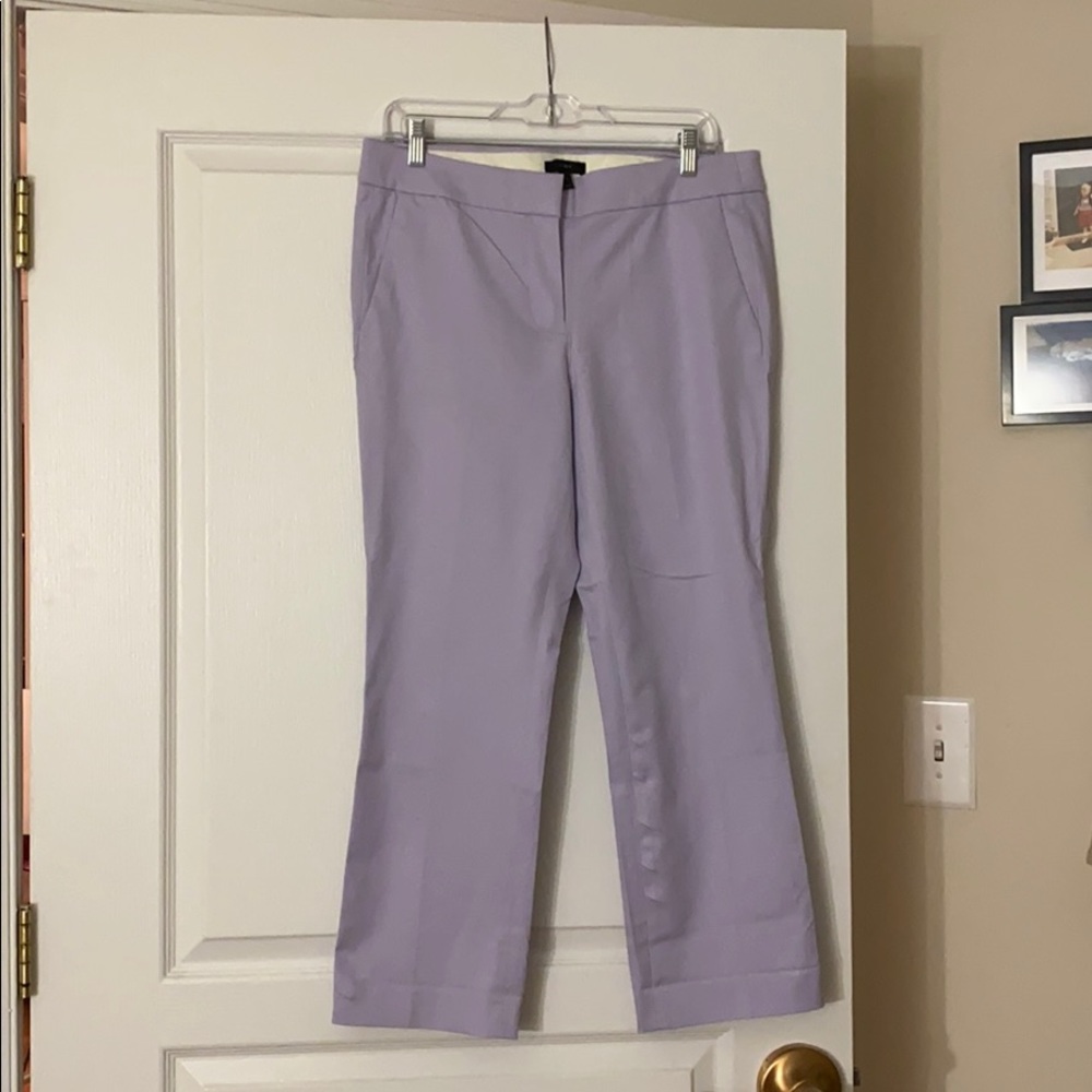 Lilac size 8 cropped pants